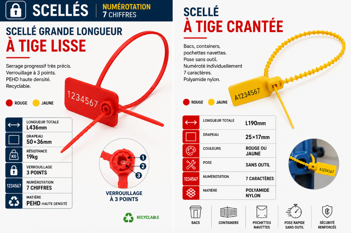 Scellé à Tige Crantée