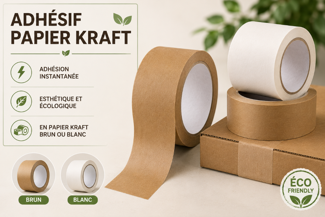 Adhésif Papier Kraft